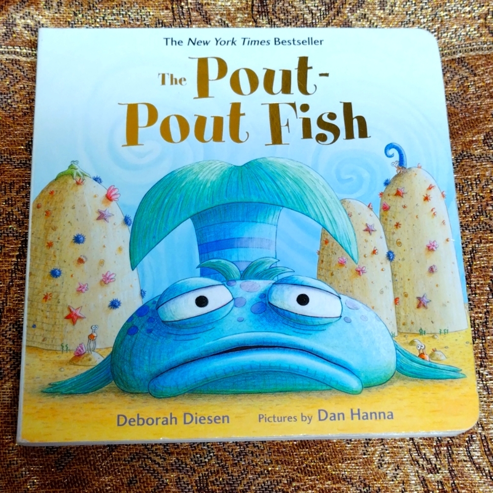 ⭐️ The Pout Pout Fish Board Book by Deborah Diesen Children's Book ⭐️